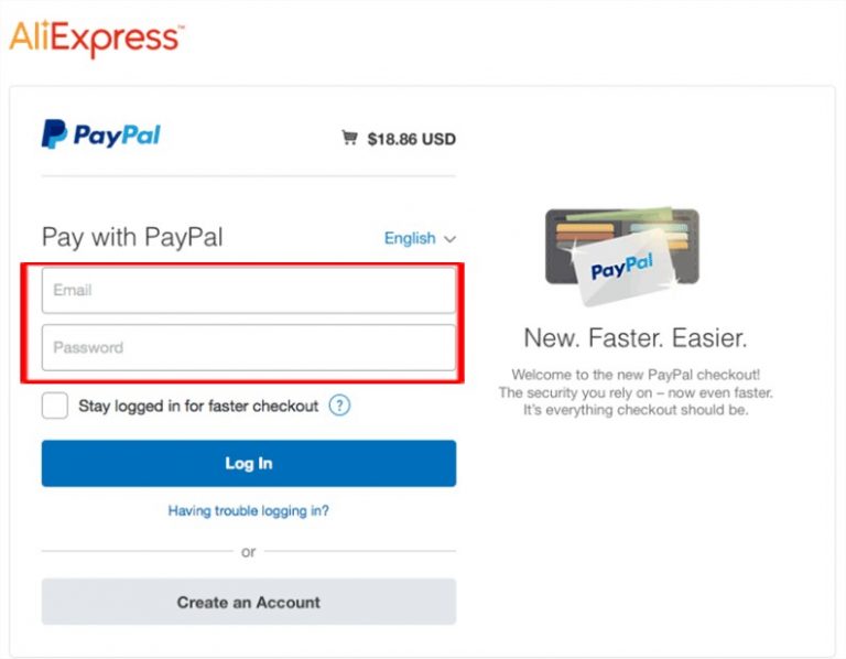 aliexpress paypal transaction fee