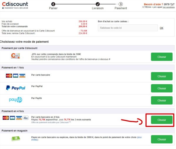 Comment Payer En 4 Fois Sur Cdiscount? – Conseil Géant